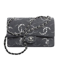 GREY SEQUIN BAG
