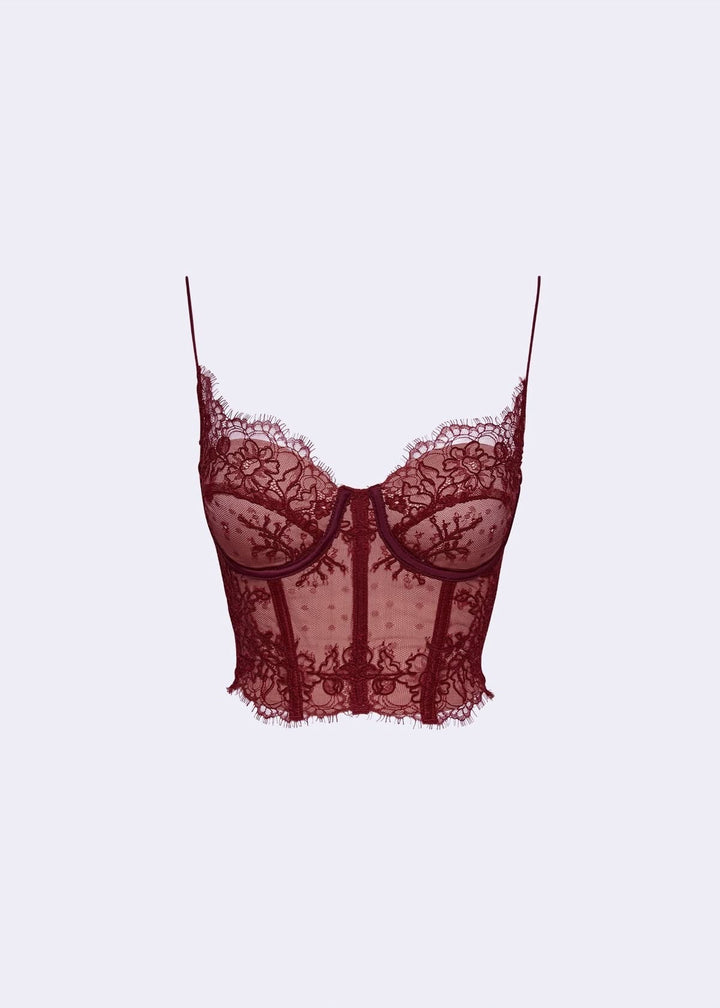 RED CORSET TOP