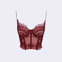 RED CORSET TOP