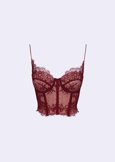 RED CORSET TOP