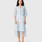 MAJE DRESS SET CROCHET BLUE