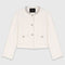 MAJE TWEED PEARL JACKET