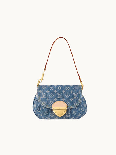 DUNKLE JEANS TASCHE