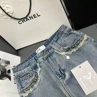 big logo jeans
