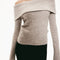 Off-the shoulder sweater