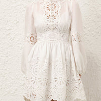 ZIMMER ACACIA WHITE DRESS
